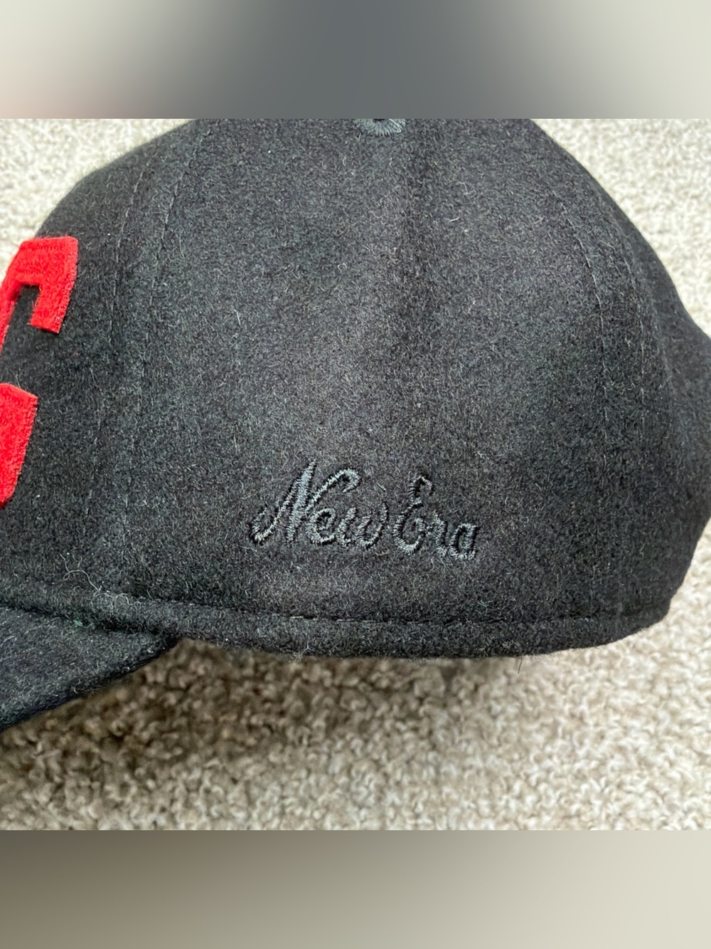 Fear Of God Essentials Kansas City Monarchs New Era Adjustable Hat Black Red NWT - Picture 7 of 7